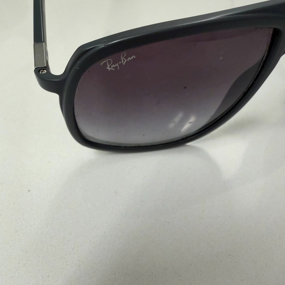 Ray-Ban x Ferrari Black Sunglasses Yellow Temple Tips Unisex - Picture 4 of 13